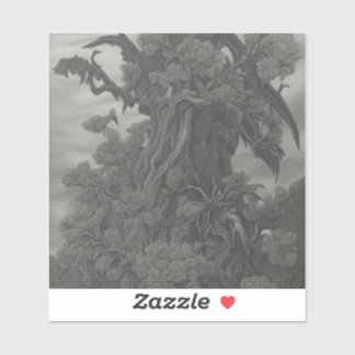 Aan de andere kant van de lange en wilde tuin sticker