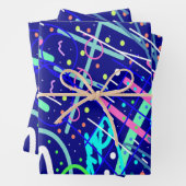 Aan de andere kant van de nachtelijke hemel inpakpapier vel (In situ)