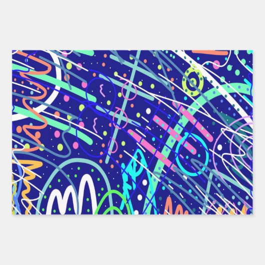 Aan de andere kant van de nachtelijke hemel inpakpapier vel (Voorkant)