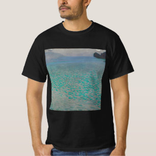 Aan de Attersee van Gustav Klimt, Vintage Fine Art T-shirt