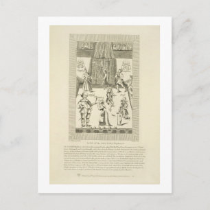 Aan de binnenkant van de Red Bull Playhouse, grenz Briefkaart