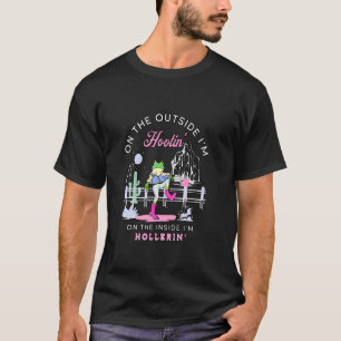 Aan de buitenkant gil ik, maar van binnen schreeuw t-shirt