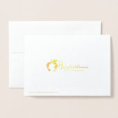 Aan de eerste man van wie ik hield Vaderdag Foliek Folie Kaarten (Met envelop)