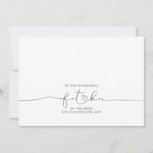 Aan de geweldige vader van de Bride Message