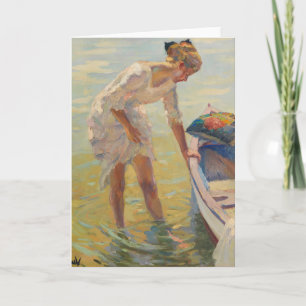 Aan de kust Edward Cucuel Kaart