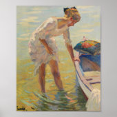 Aan de kust | Edward Cucuel Poster (Voorkant)