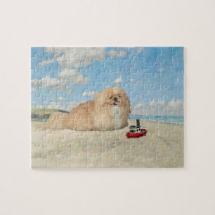 Aan de kust legpuzzel