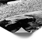 Aan de kust van Loch Ness met het monster Poster (Hoek)