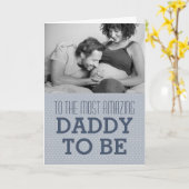 Aan de meest geweldige papa-to-be Gefeliciteerd Va Kaart (Gele Bloem)