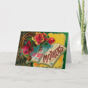 aan de Moederdag van de Beste Moeders Kaart