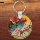  aan de Moederdag van de Beste Moeders Sleutelhanger (Voorkant)