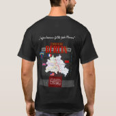 "Aan de muur" T-shirt (Achterkant)
