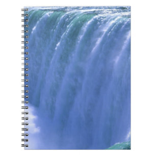 Aan de rand van de krachtige Niagara Falls, New Yo Notitieboek