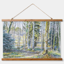 "Aan de rand van de winter" Hangend Wandkleed