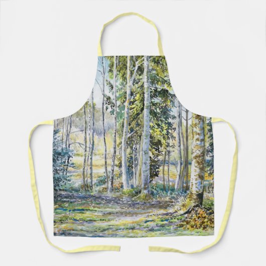 "Aan de rand van de winter" Schort (Voorkant)