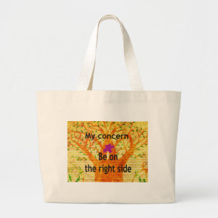 Aan de rechterkant staan grote tote bag