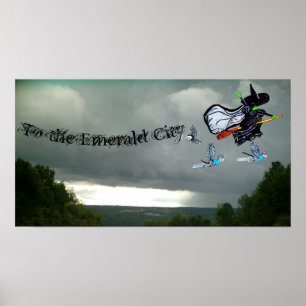 AAN DE STAD EMERALD POSTER