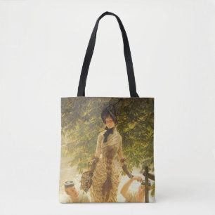 Aan de Theems door James Tissot, Vintage Realisme Draagtas
