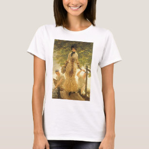 Aan de Theems door James Tissot, Vintage Realisme T-shirt