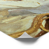 Aan de theetafel, 1888 poster (Hoek)