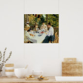 Aan de theetafel, 1888 poster (Keuken)