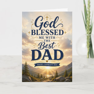 Aan De Wereld Ben Je Een Papa Vaderdagkaart Kaart