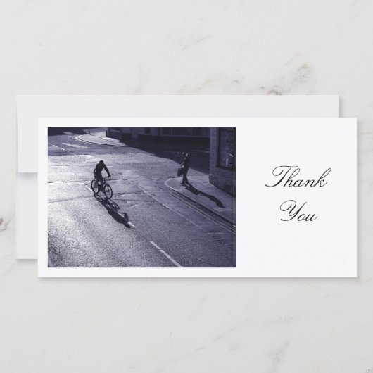 Aan de Zonnige Kant - Dank U Bedankkaart (Voorkant)