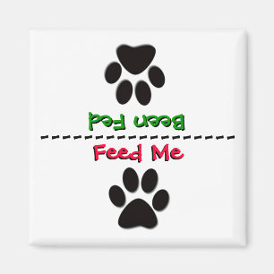 Aan diervoeder of niet aan diervoeder magneet