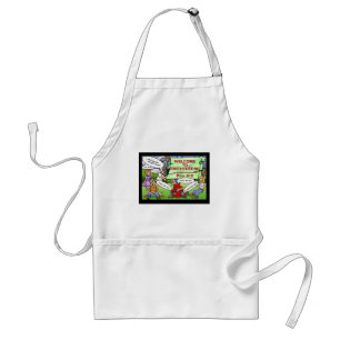 Aan flarden Funny Gifts & Tees Standaard Schort