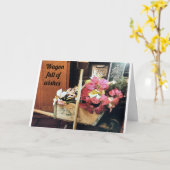 AAN "GOEDE VRIENDEN" VERPLICHTEN WE IN CHRISTMAS KAART (Gele Bloem)