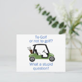 Aan Golf of niet Briefkaart (Staand voorkant)