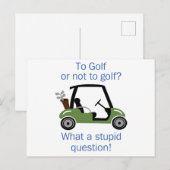 Aan Golf of niet Briefkaart (Voorkant / Achterkant)