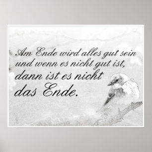 Aan het einde komt alles goed poster