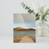 Aan het einde van de regenboog briefkaart (Staand voorkant)