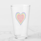 Aan het hart — we zijn hetzelfde. glas (Achterkant)