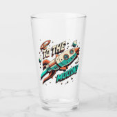 aan het maanraketschip glas (Voorkant)