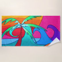 Aan het strand - Strandlaken