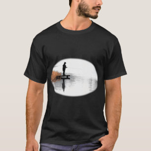 aan het vissen t-shirt