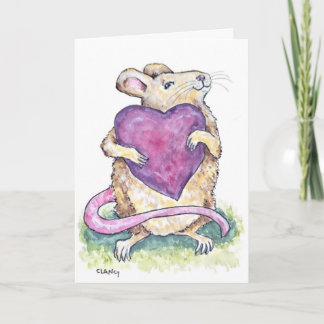 Aan jou denken met liefde kaart
