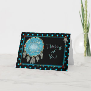 AAN JOU DENKEN - NATIVE DREAMCATCHER KAART