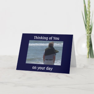 AAN JOU DENKEN OP JE ** VERJAARDAG** KAART