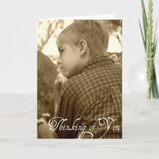 Aan jou denkend kaart (Voorkant)