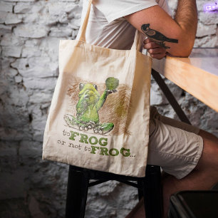 Aan kikker of niet aan kikker ... tote bag