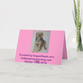 Aan Mamma Bedankkaart (Achterkant)