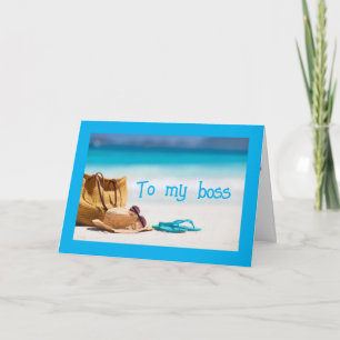 **AAN MIJN BAAS** VERDIEN JE EEN "GEWELDIGE VERJAA KAART