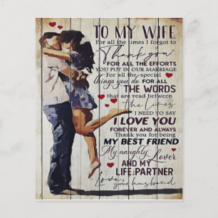 Aan mijn Cadeau van de vrouw   Cadeau liefdesoffer Flyer
