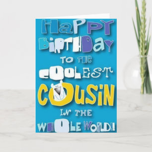AAN MIJN "COUSIN" OP ****JE VERJAARDAG***** KAART