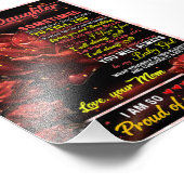 Aan mijn dochter Birthday Gift, Cute Roos Baby Gif Foto Afdruk (Hoek)