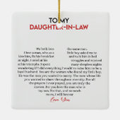 Aan mijn dochter: keramische decoratie (Achterkant)