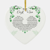 Aan mijn dochter: keramische decoratie (Voorkant)